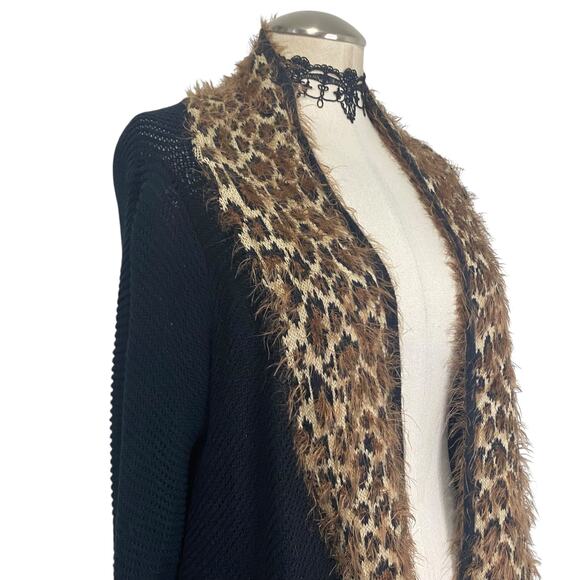 Isabellas Closet Soft Fuzzy Knit Goth Emo Grunge Cardigan - Picture 3 of 12